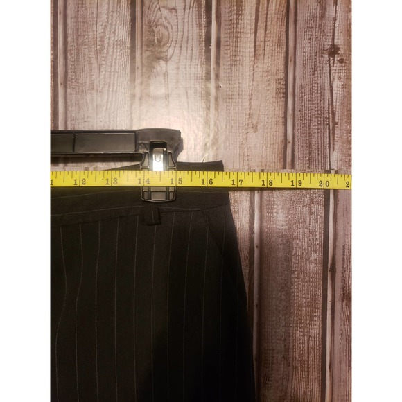 CHAPS - Dark gray pin-striped casual slacks - Size 10 - Picture 6 of 6